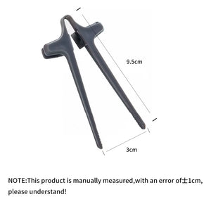 Multifunction Finger Chopsticks. Awesome for  Potato Chip Snacks Clips Finger Tongs without Dirty Hands Kitchen Tool Lazy Artifact Practical
