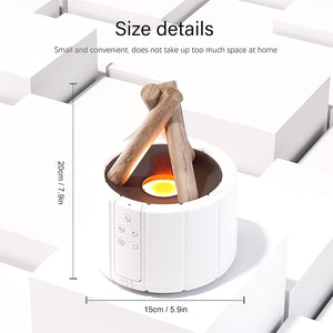 Flame Aroma Diffuser Bonfire Air Humidifier Ultrasonic Cool Mist Maker Fogger LED Essential Oil Lamp Difusor Dropship
