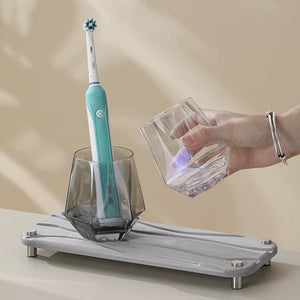 Sink Caddy Instant Dry Kitchen Bathroom Organizer, Diatomaceous Earth Water Absorbing Quick Stone Drying Soap Bottles Mat Tray