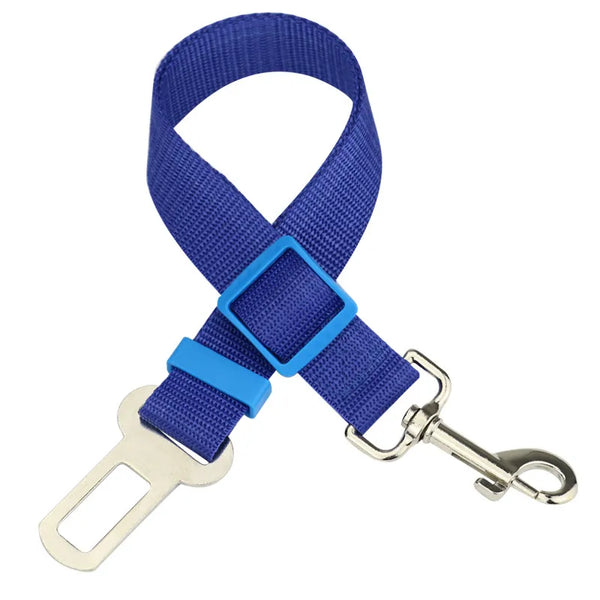 Adjustable pet car seat belt ensuring safety and security for cats and dogs during vehicle travel