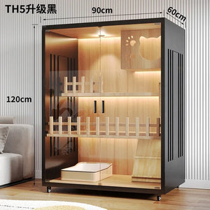 Modern cat villa with dimensions - 120cm x 60cm x 90cm luxury cat house size guide