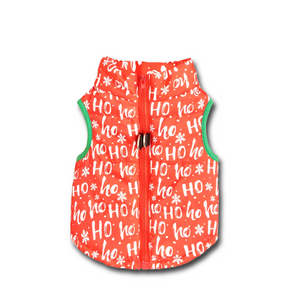 Christmas Dog Vest - Festive Quilted Winter Coat Collection | Holiday Dog Clothing