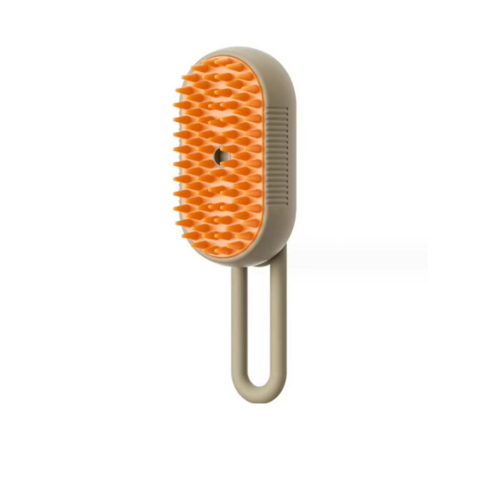 Multifunctional pet grooming spray comb with easy spray mechanism for detangling and conditioning