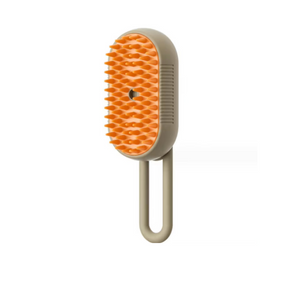 Multifunctional pet grooming spray comb with easy spray mechanism for detangling and conditioning