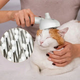 Gatto spazzolato con denti in acciaio inox a punte arrotondate