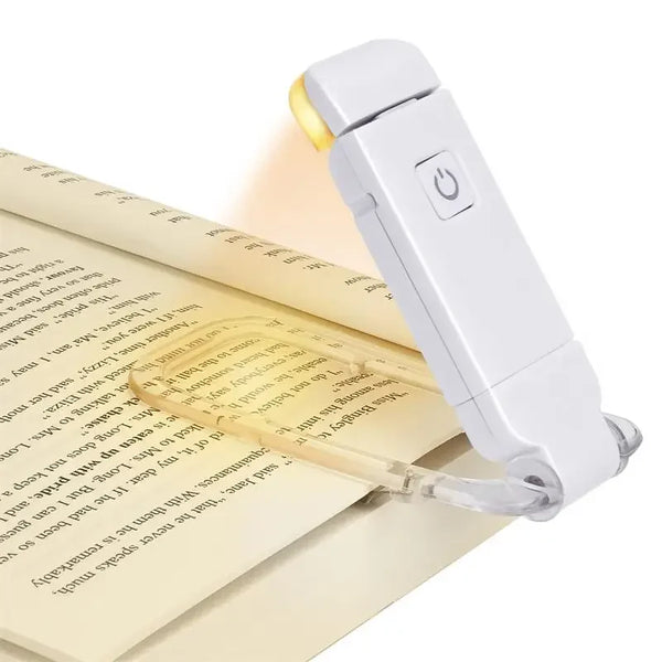 LED USB Rechargeable Book Light Reading  with Eye Protection.