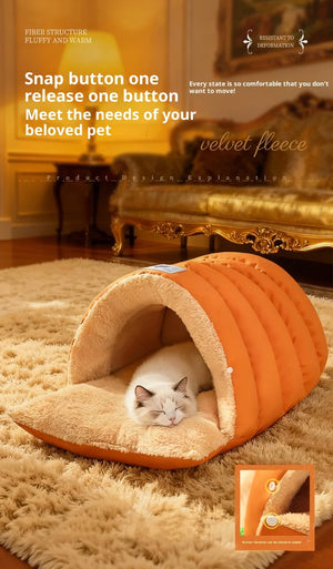 Designed for calm, alert rest. Light Rest Cat Sleeping Bag