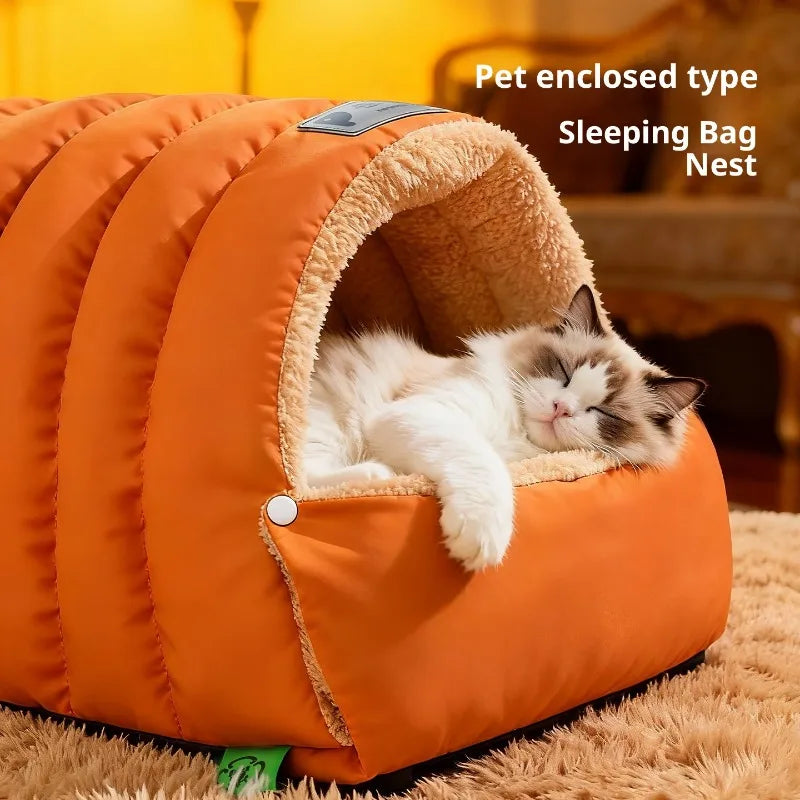 Designed for calm, alert rest. Light Rest Cat Sleeping Bag