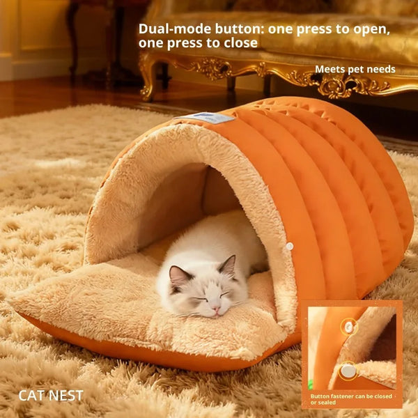 Designed for calm, alert rest. Light Rest Cat Sleeping Bag