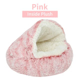 Deep Sleep – Enclosed Plush Cat Bed for Secure, Full Rest