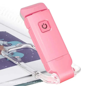 LED USB Rechargeable Book Light Reading  with Eye Protection.