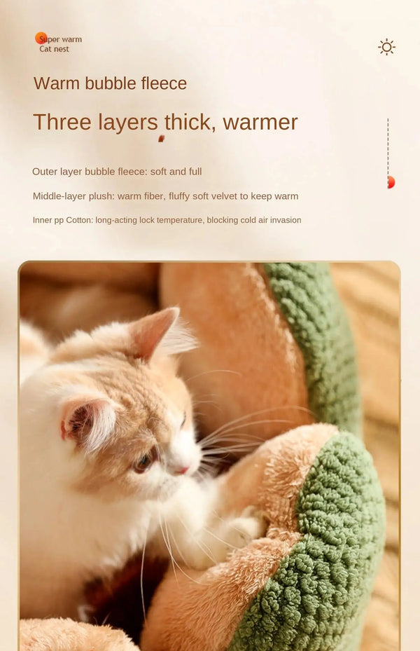 Outer layer bubble fleece: soft and full. 