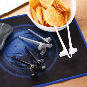 Multifunction Finger Chopsticks. Awesome for  Potato Chip Snacks Clips Finger Tongs without Dirty Hands Kitchen Tool Lazy Artifact Practical